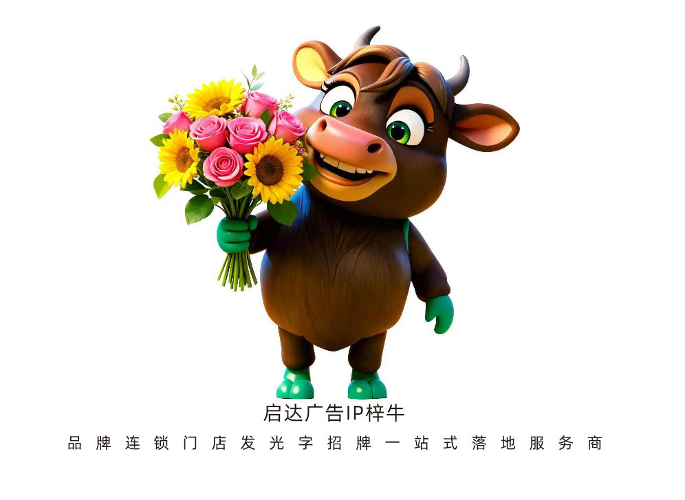 降本32%+工期縮38%！全行業(yè)連鎖必看！啟達(dá)廣告發(fā)光字：抗污/高顯色/動態(tài)光效，定制門店招牌吸客方案